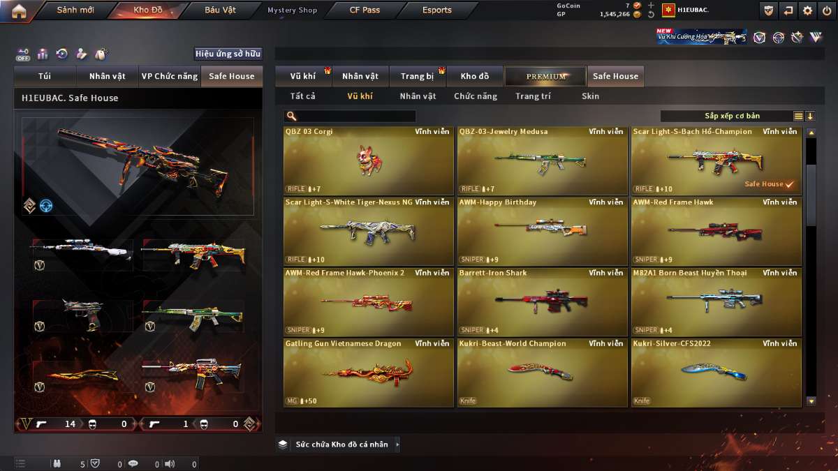 shop acc cf uy tin gia re